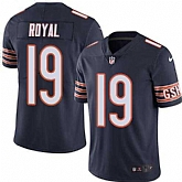 Nike Men & Women & Youth Bears 19 Eddie Royal Navy Blue Color Rush Limited Jersey,baseball caps,new era cap wholesale,wholesale hats